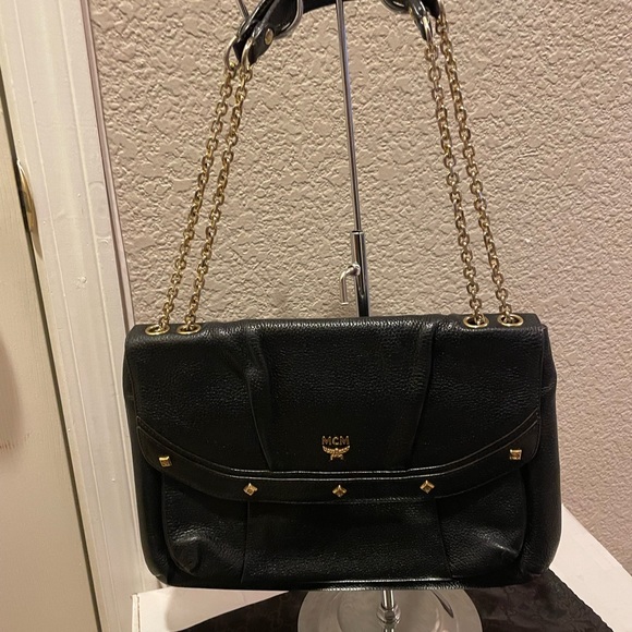 MCM Handbags - Authentic MCM Sling/ Shoulder Bag in leather